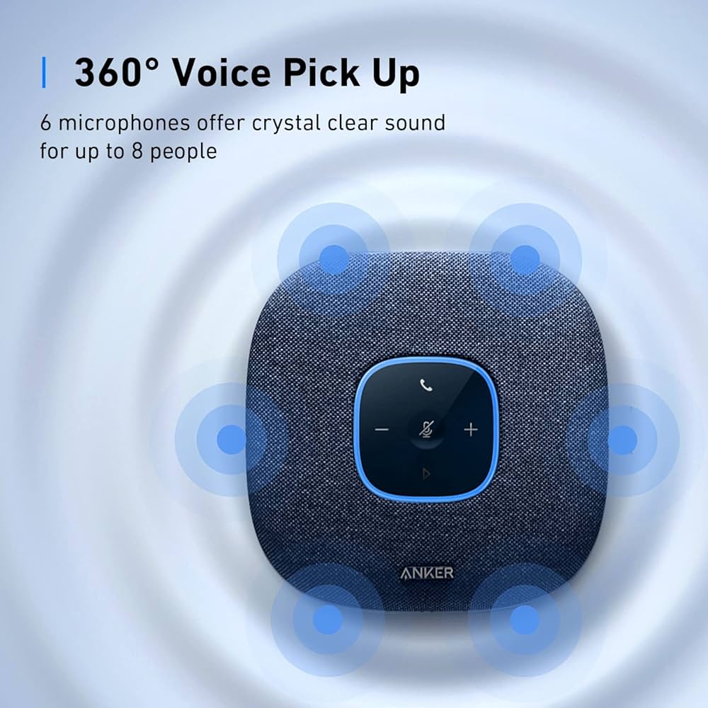 Anker Ultra Clear PowerConf S3 スピーカー Amazon.com: Anker PowerConf S3 Bluetooth Speakerphone